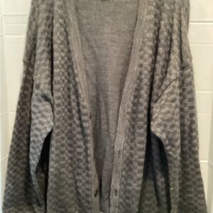 Men's Murano Gray cardigan Sweater size 2 x large